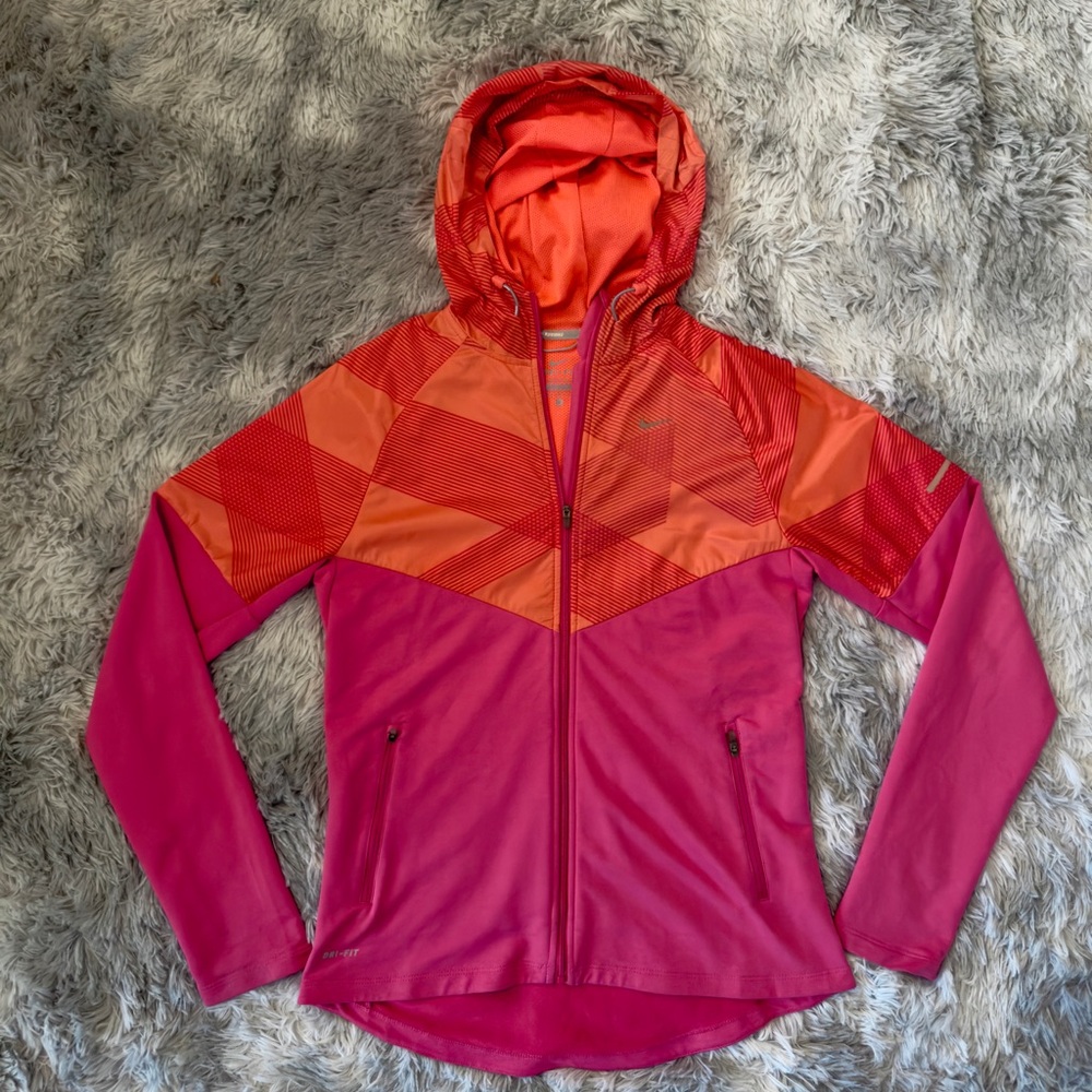 NIKE Dri-Fit Running Zip Up Hoodie size Medium
